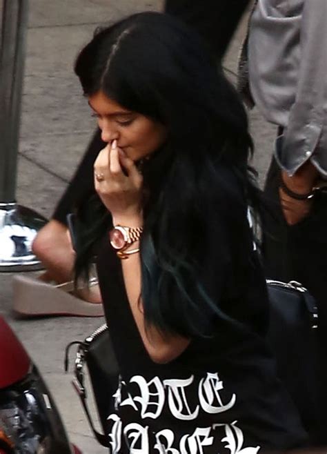 Semi Exclusive Kylie Jenner Tyga Out For Dinner At Crustacean