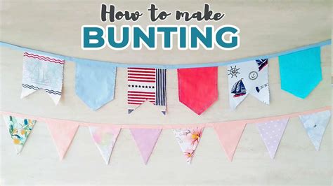 How To Make Bunting Bunting Template In 3 Shapes Triangle
