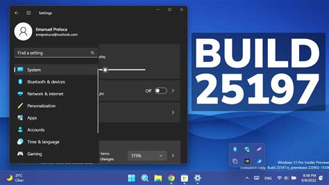 New Windows 11 Build 25197 New Taskbar Animated Icons In Settings