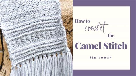 Like i mentioned, the camel stitch (cs) is worked in the third loop of the previous row. How to Crochet the Camel Stitch in Rows • Salty Pearl Crochet