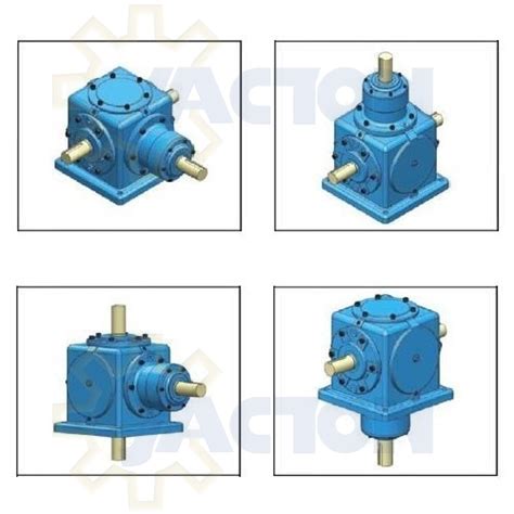 Right Angle Drive Shaft Bevel Gear 90 Degree 12 Shaft Bevel Gearbox