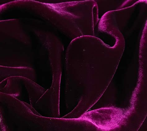 Iridescent Deep Fuchsia Silk Velvet Prism Fabrics And Crafts