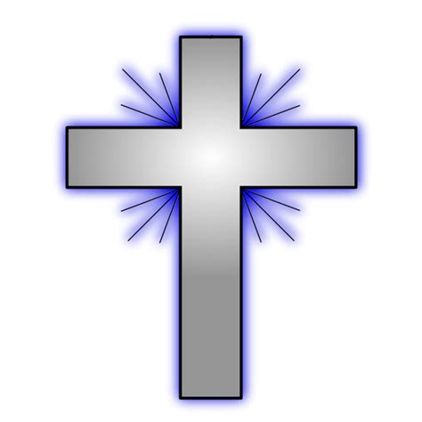 Vector Illustration Of A Christian Cross Free Svg