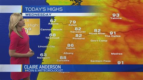 11pm Wednesday Evening Forecast KOIN 6 News July 12 2017 YouTube