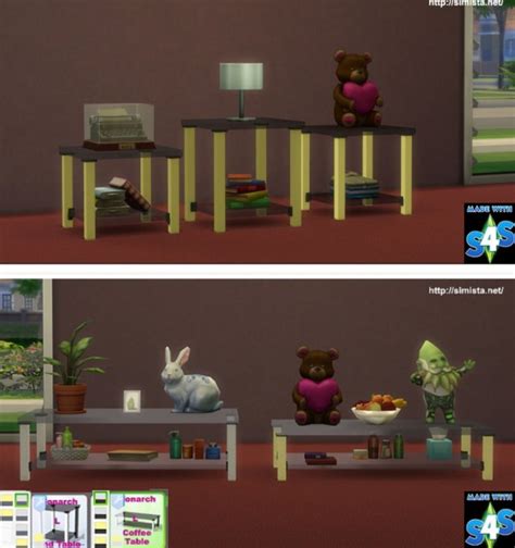 Simista Monarch Table Collection • Sims 4 Downloads