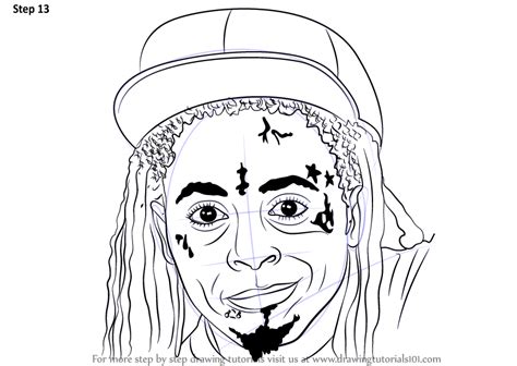 Juice wrld artwork painting by taoteching art. Learn How to Draw Lil Wayne (Rappers) Step by Step ...