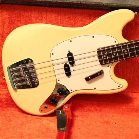 1974 Fender Mustang Bass Olympic White Andy Baxter Bass And Guitars