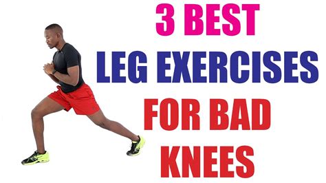 3 Best Leg Exercises For Bad Knees You Can Do At Home Youtube