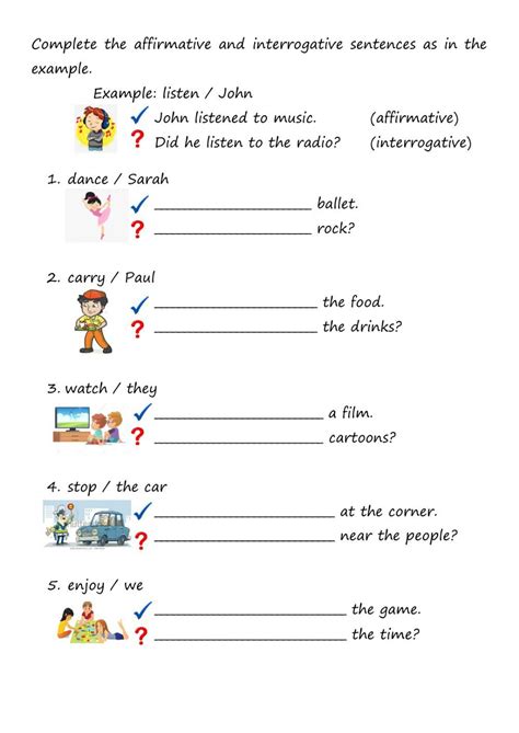Past Simple Regular Verbs Interactive Worksheet For English Grammar