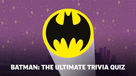 Batman The Ultimate Trivia Quiz Batman Games Cartoon Network