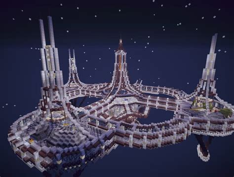 Sky Village Minecraft Underwater Minecraft Minecraft Architecture