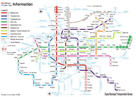 Osaka Subway Map English Julie Flickr
