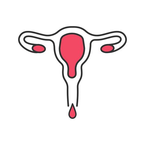 Menstruation App Icon Menstrual Bleeding Vaginal Stock Vector Royalty My Xxx Hot Girl
