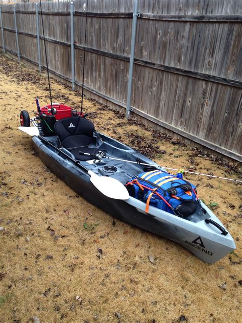 My Ascend D10t Sit On Kayak Got It All Rigged For Fishing The Local