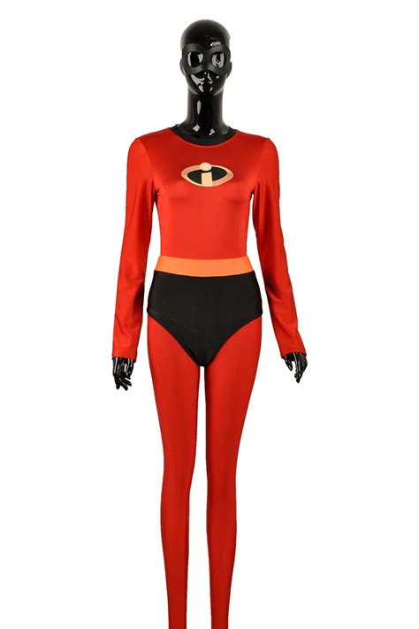 the incredibles 2 jumpsuit girl zentai red bodysuit elastigirl helen halloween super woman mr
