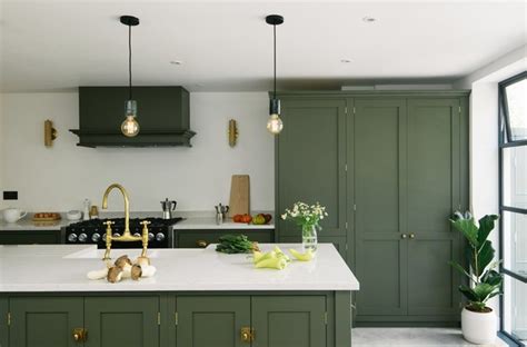Olive Green Kitchen Ideas Inspiration And Paint Colors Hunker