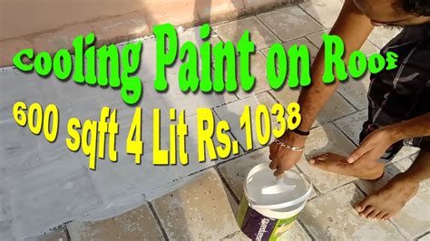Coolingpaintonroof How To Apply Summer Cooling Paint On Terrace Roof