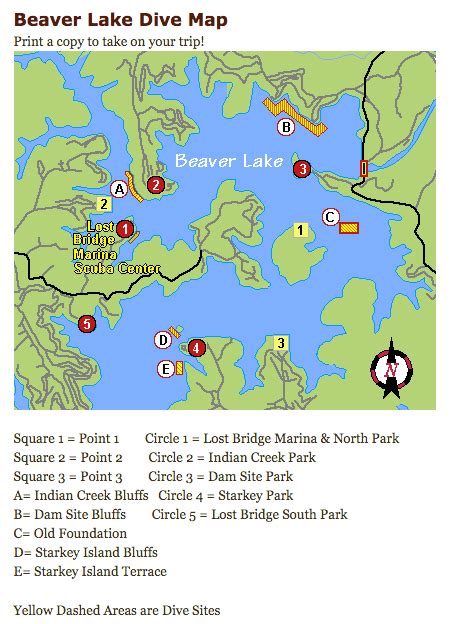 Map Of Beaver Lake Arkansas Marinas Boston Massachusetts On A Map