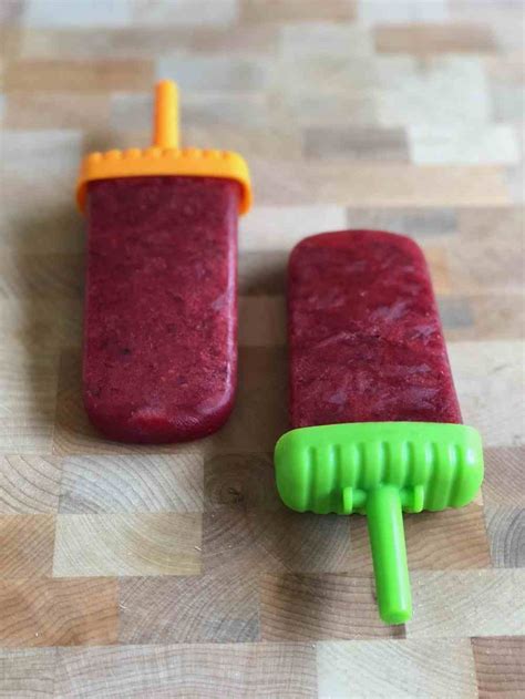 Quick And Easy Mint Berry Popsicle Recipe Teaspoon Of Goodness