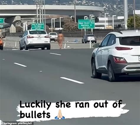 NAKED Woman Opens Fire On Drivers On The San Francisco Bay Bridge