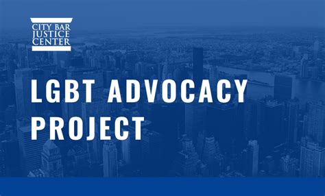 Lgbt Advocacy Project City Bar Justice Center