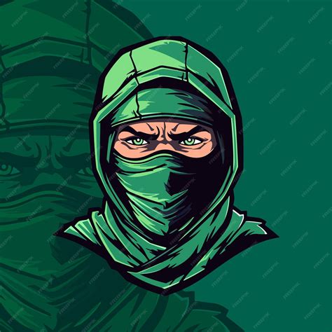 Premium Vector Ninja Artwork Logo