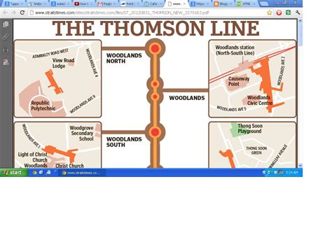 Communities in singapore's north benefit from sixth mrt line opening. New Thomson Line MRT Stations Map - Upper Thomson Road ...