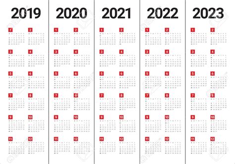 2021 To 2023 Calendar Month Calendar Printable