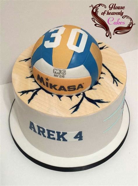 Mikasa Volleyball Cake Volleyball Cakes Volleyball Birthday Cakes Cake