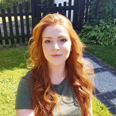 Redhead Hair Feuer Haar Rotblonde Haare Schöne Rote Haare