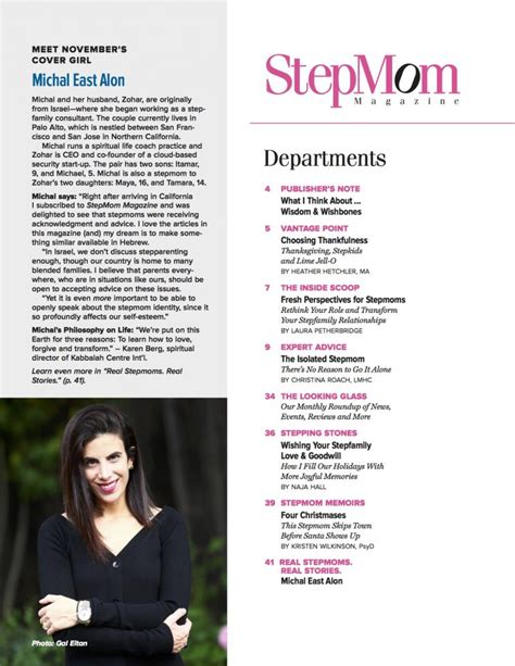 StepMom Magazine Inside The November 2017 Issue