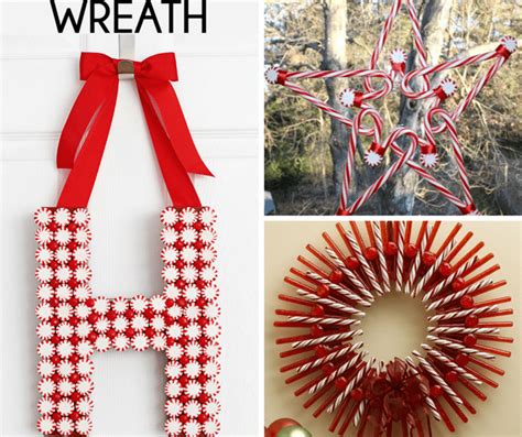 A Roundup Of 21 Peppermint Candy Crafts For Christmas