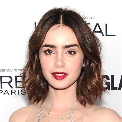 Lily Collins Explains Why Shed Never Change Her Eyebrows