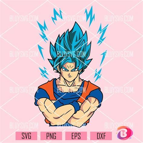 Super Saiyan Svg Goku Svg Goku Layer Goku Png Dragon Ball Z Svg