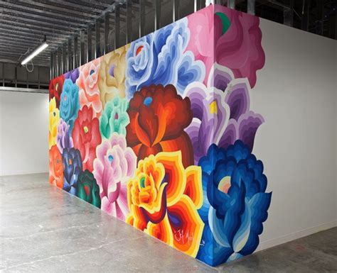 Lukis Dinding Bunga Exotic Dan Menawan Seni Mural Indonesia
