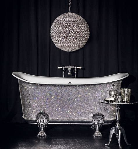 Swarovski Crystals Dazzle On £150000 Harrods Bathtub