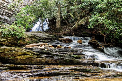 Lower Cascades Waterfall In Hanging Rock North Carolina State Park