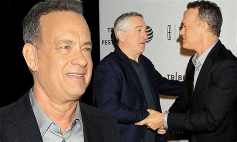 Tom Hanks And Robert De Niro Attend Tribeca Premiere Of A Hologram For The King In New York