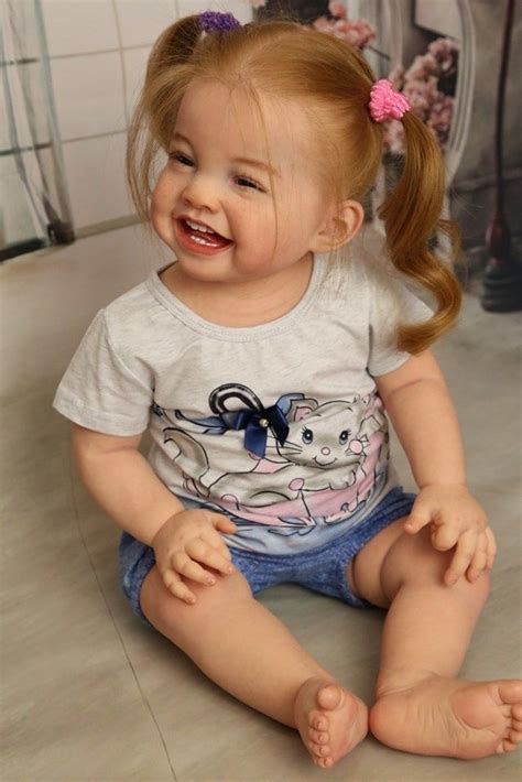 Mila Our Happy Reborn Vinyl Toddler Doll Kit By Ping Lau In 2020