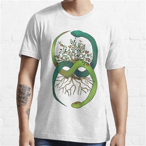 Ouroboros Tree Of Life T Shirt For Sale By Wieskunde Redbubble