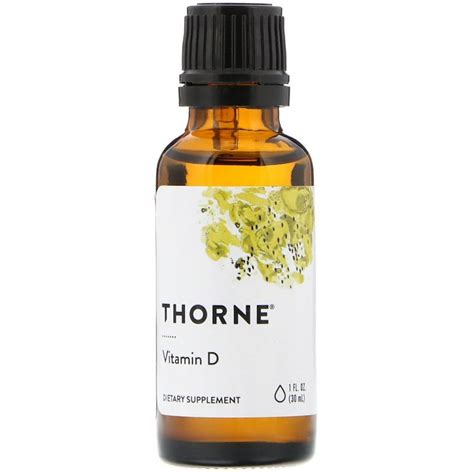 Thorne Vitamin D Liquid 1 Fl Oz 30 Ml Shopee Malaysia