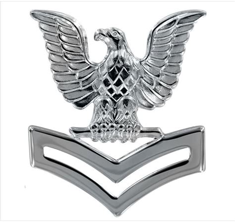 Genuine Us Navy Cap Device E5 Petty Officer Second Class Silver Ebay