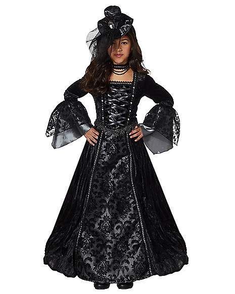 Kids Victorian Spirit Costume Best Girl Halloween