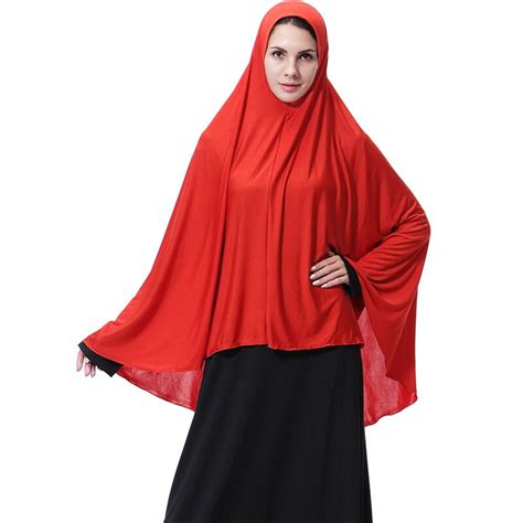 Women Muslim Hijab Scarf Solid Elastic Arabian Islamic Head Wear Islamic Hijab Bonnet Femme