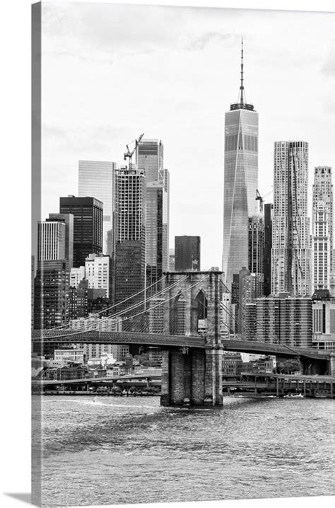 Black And White Manhattan Collection New York Skyscrapers Wall Art