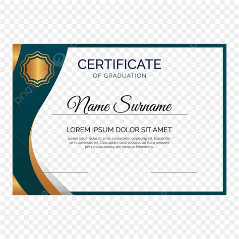 Elegant Certificate Vector Hd Png Images Elegant Frame Certificate Of