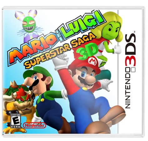 Backed up by bowser's army, the trio embark on an epic journey across the border of the mushroom kingdom to the land known as the. Mario & Luigi: Superstar Saga 3D Nintendo 3DS Box Art ...