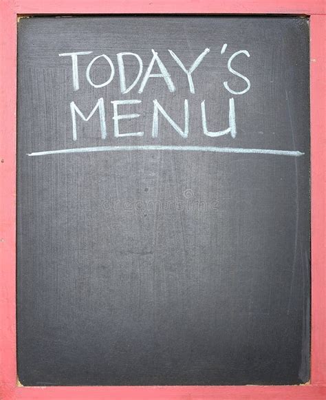 Todays Menu Sign Stock Photo Image Of Blank Letter Dining 6552082