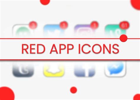 Red App Icons For Ios And Android Gadget Hungry