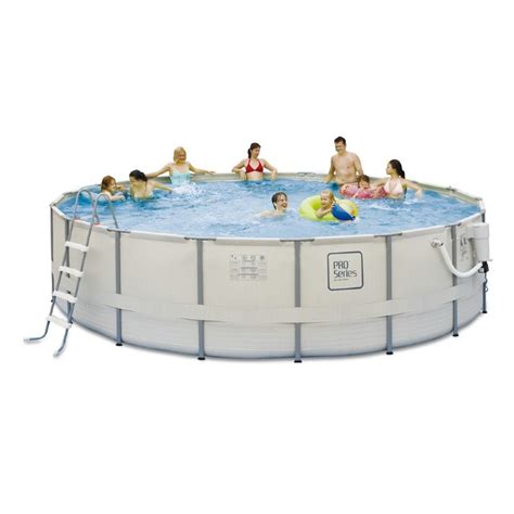 Proseries Above Ground Pool Package 24 Ft Round 52 Inch Deep Nb2043